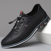 Douglas Contrast Panel Lace Up Sneakers