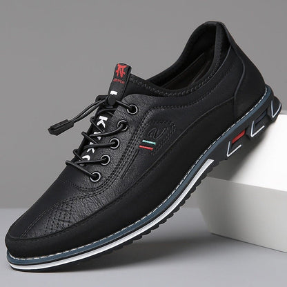Douglas Contrast Panel Lace Up Sneakers_9