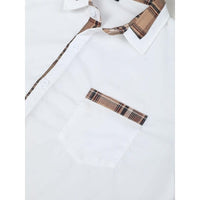 Kendall Check Trim Long Sleeve Shirt