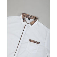 Kendall Check Trim Long Sleeve Shirt
