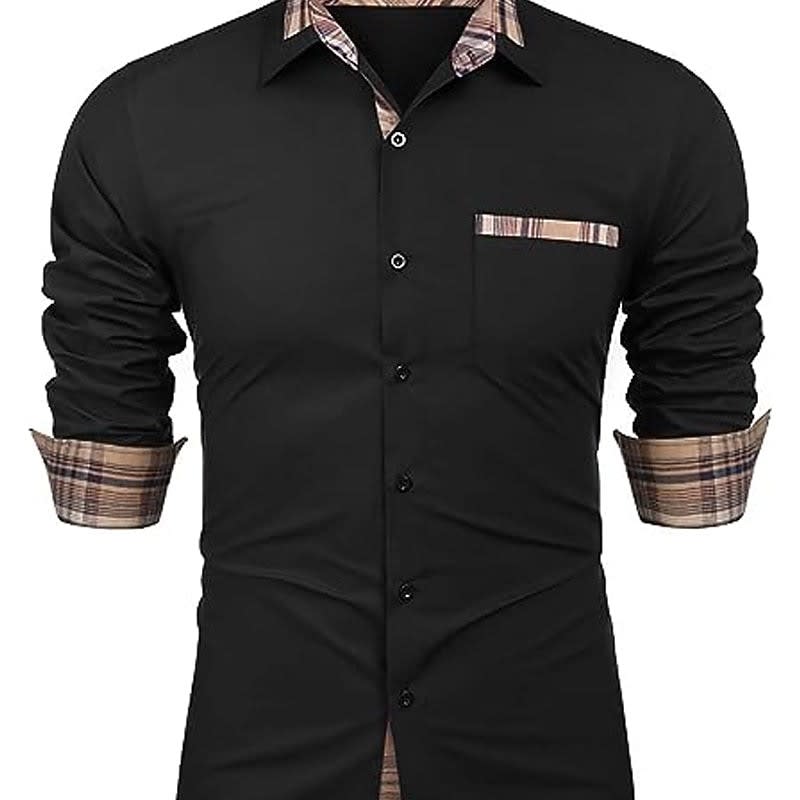 Kendall Check Trim Long Sleeve Shirt