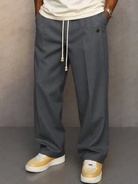 Flynn Pressed Crease Drawstring Trousers