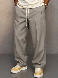Flynn Pressed Crease Drawstring Trousers