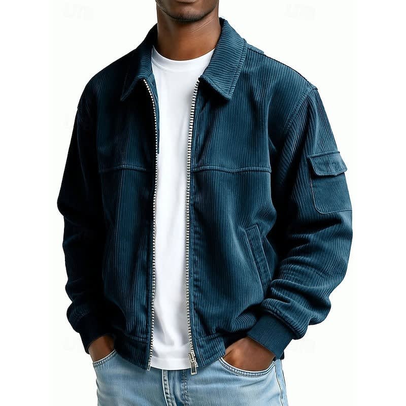 Fife Wide Wale Corduroy Zip Jacket_1