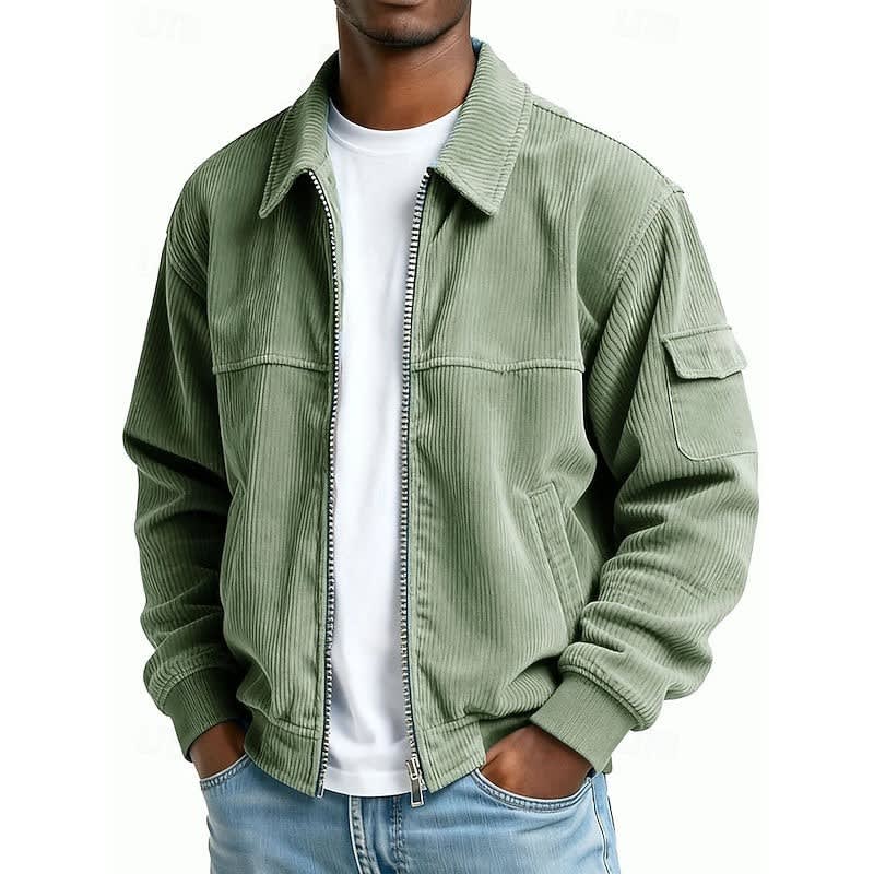 Fife Wide Wale Corduroy Zip Jacket_4