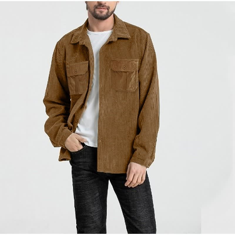 Eldridge Wide Wale Corduroy Overshirt