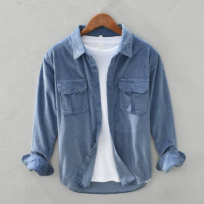 Eldridge Wide Wale Corduroy Overshirt_3