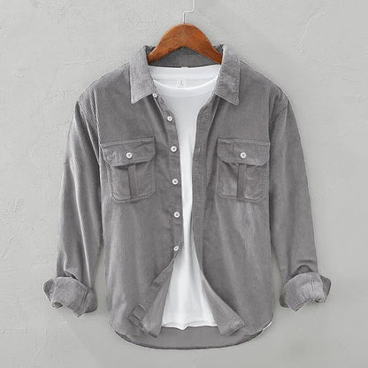 Eldridge Wide Wale Corduroy Overshirt_5
