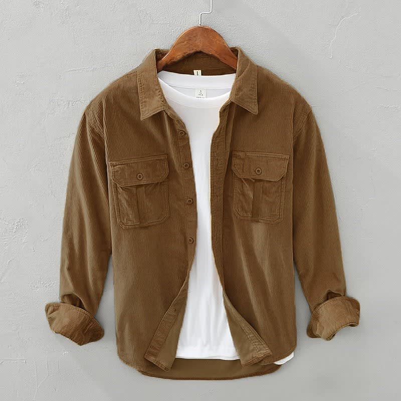 Eldridge Wide Wale Corduroy Overshirt
