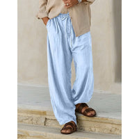 Bevan Wide Leg Drawstring Trousers