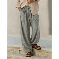 Bevan Wide Leg Drawstring Trousers