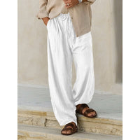 Bevan Wide Leg Drawstring Trousers