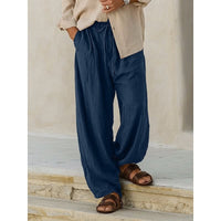 Bevan Wide Leg Drawstring Trousers