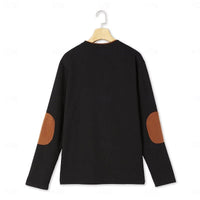Kingsley Waffle Knit Elbow Patch Henley