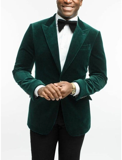 Leonard Velvet Peak Lapel Dinner Jacket_1