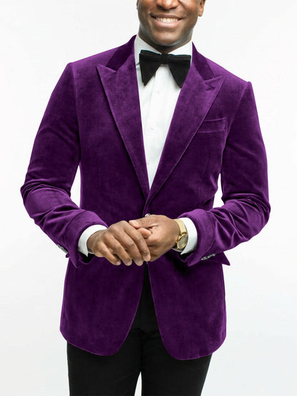 Leonard Velvet Peak Lapel Dinner Jacket_10