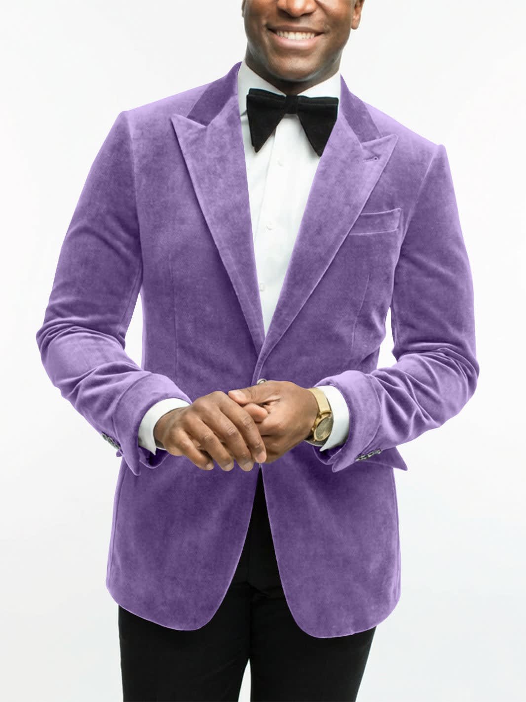 Leonard Velvet Peak Lapel Dinner Jacket_13
