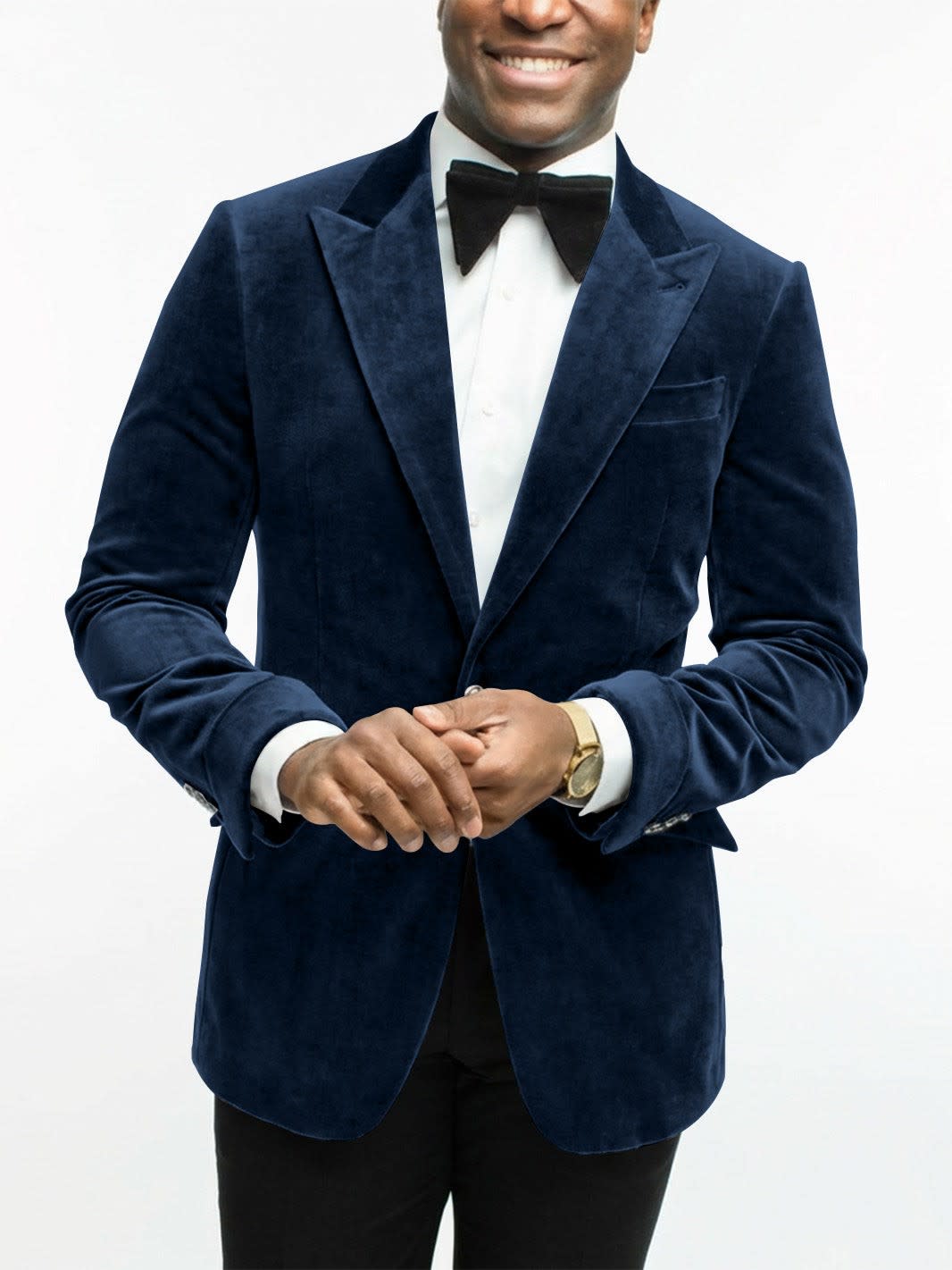 Leonard Velvet Peak Lapel Dinner Jacket_15