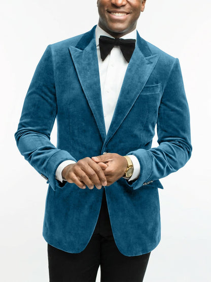Leonard Velvet Peak Lapel Dinner Jacket_16