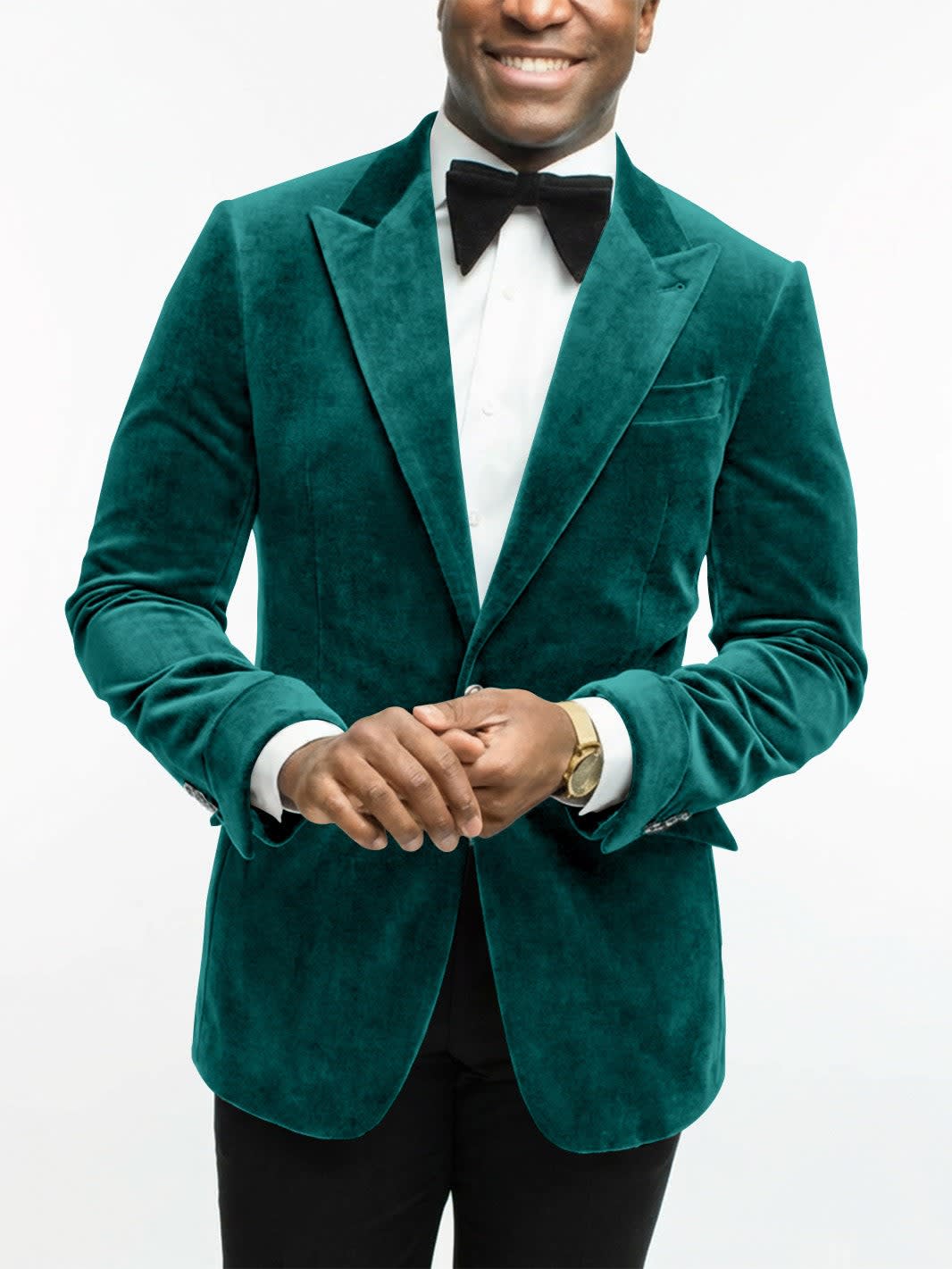 Leonard Velvet Peak Lapel Dinner Jacket_18