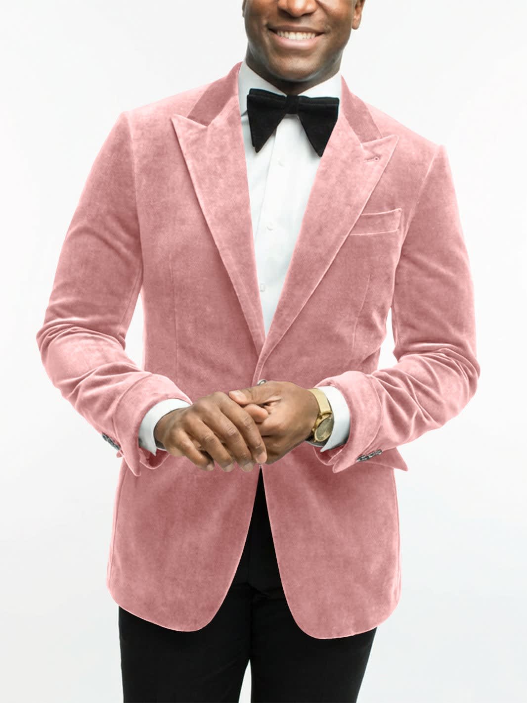Leonard Velvet Peak Lapel Dinner Jacket_19