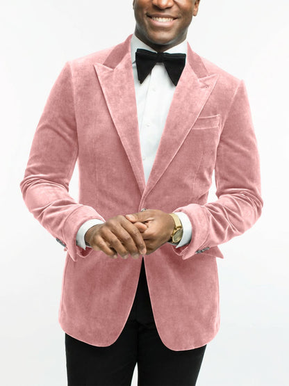 Leonard Velvet Peak Lapel Dinner Jacket_19