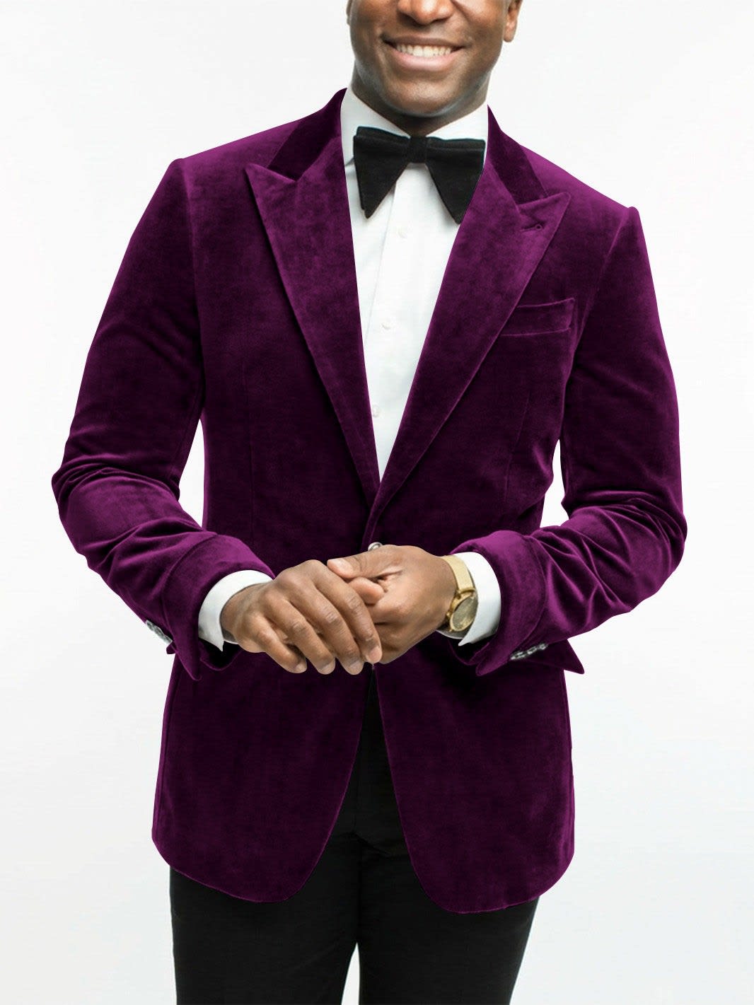 Leonard Velvet Peak Lapel Dinner Jacket_20