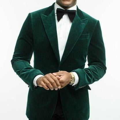 Leonard Velvet Peak Lapel Dinner Jacket_3