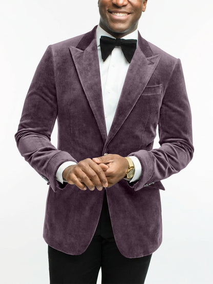 Leonard Velvet Peak Lapel Dinner Jacket_31