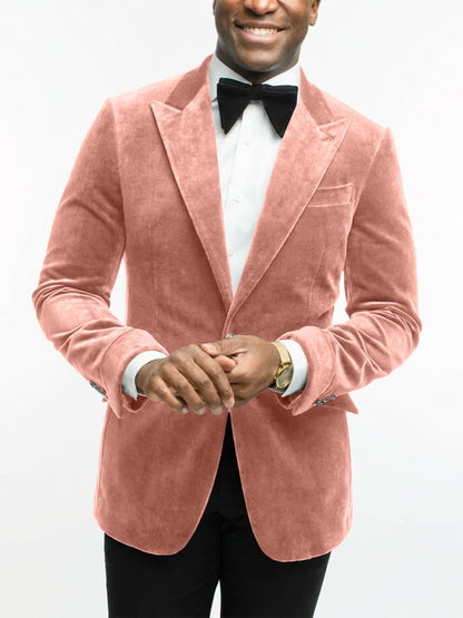 Leonard Velvet Peak Lapel Dinner Jacket_33