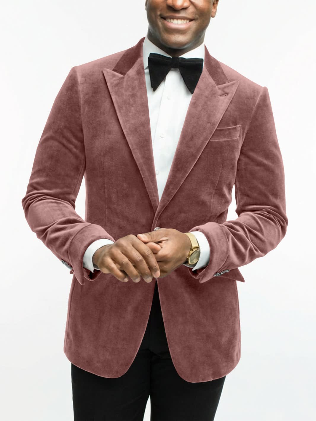 Leonard Velvet Peak Lapel Dinner Jacket_4