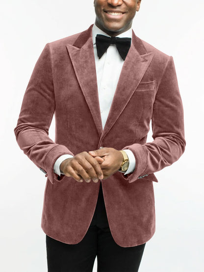 Leonard Velvet Peak Lapel Dinner Jacket_4