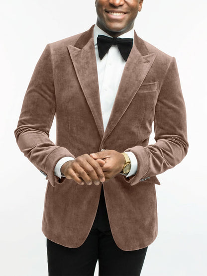 Leonard Velvet Peak Lapel Dinner Jacket_5
