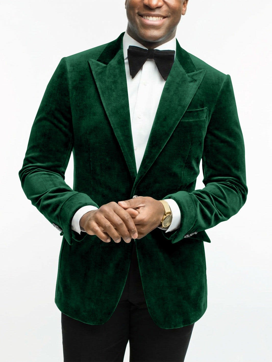 Leonard Velvet Peak Lapel Dinner Jacket_7