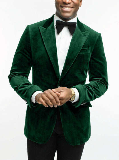 Leonard Velvet Peak Lapel Dinner Jacket_7
