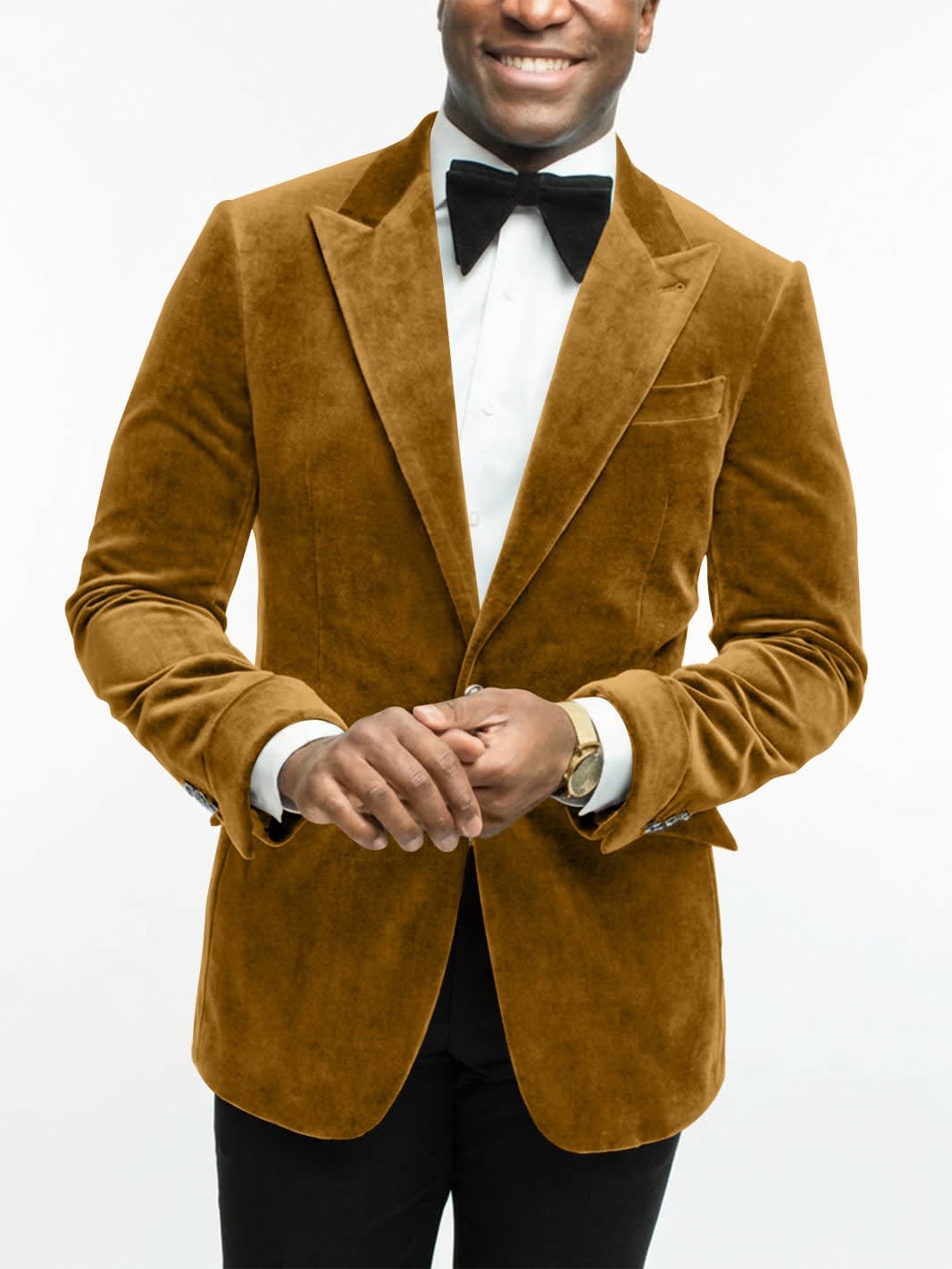 Leonard Velvet Peak Lapel Dinner Jacket_9