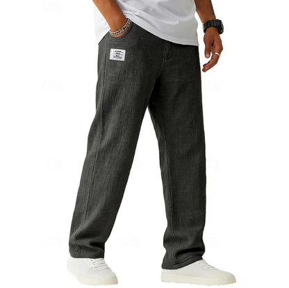 Whitaker Textured Straight Leg Trousers_4