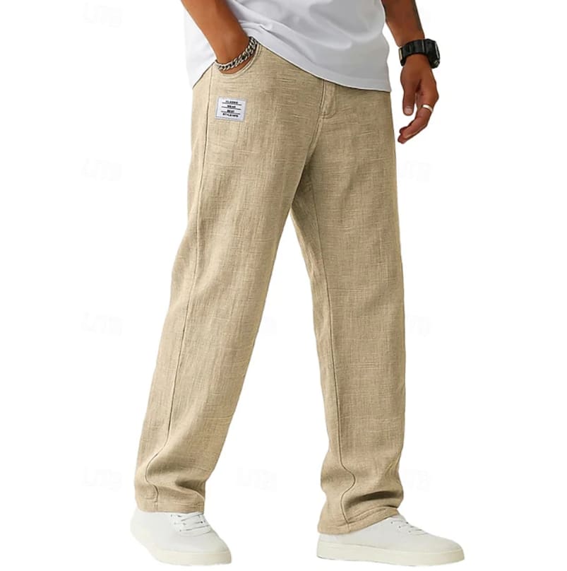 Whitaker Textured Straight Leg Trousers_5