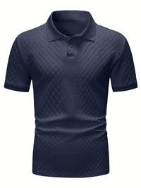 Holland Textured Knit Short Sleeve Polo