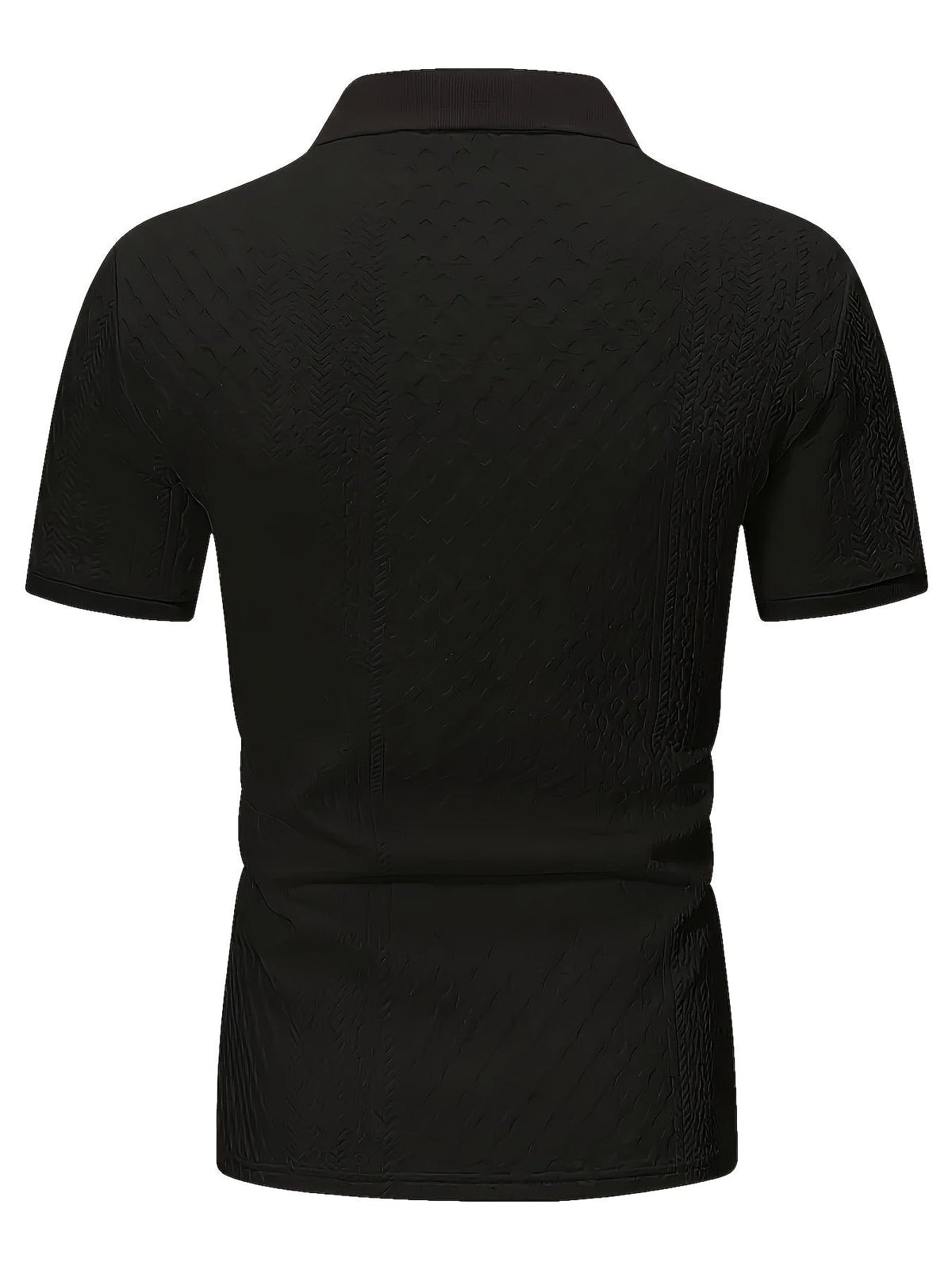 Holland Textured Knit Short Sleeve Polo