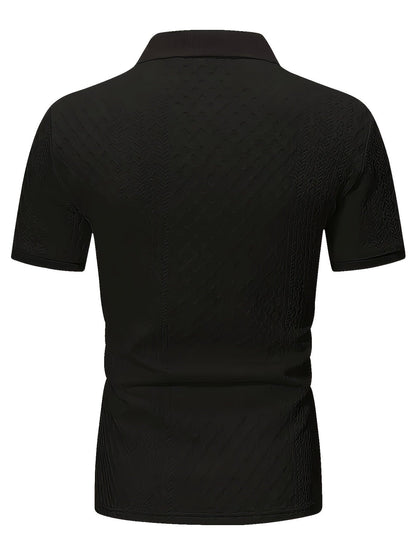 Holland Textured Knit Short Sleeve Polo_19