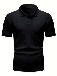 Holland Textured Knit Short Sleeve Polo