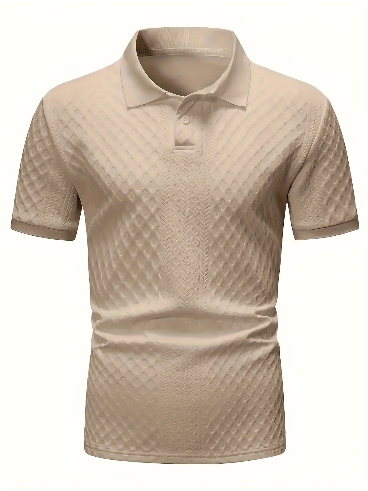 Holland Textured Knit Short Sleeve Polo