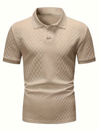 Holland Textured Knit Short Sleeve Polo