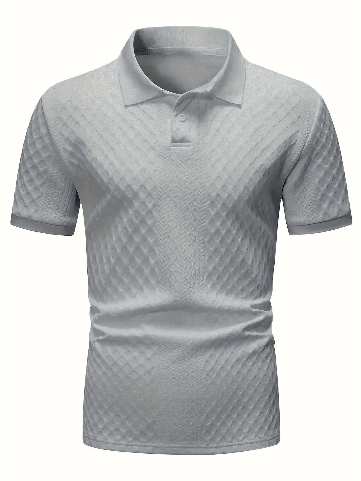 Holland Textured Knit Short Sleeve Polo
