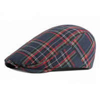 Cobb Woven Plaid Flat Cap
