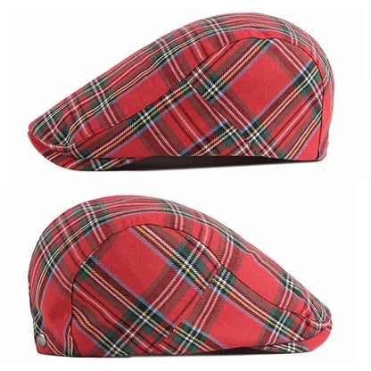 Cobb Woven Plaid Flat Cap_7