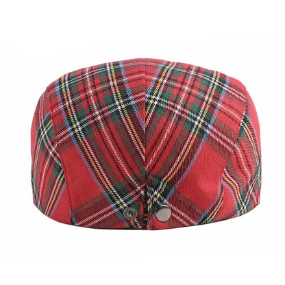 Cobb Woven Plaid Flat Cap_8