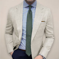 Wayne Textured Peak Lapel Blazer