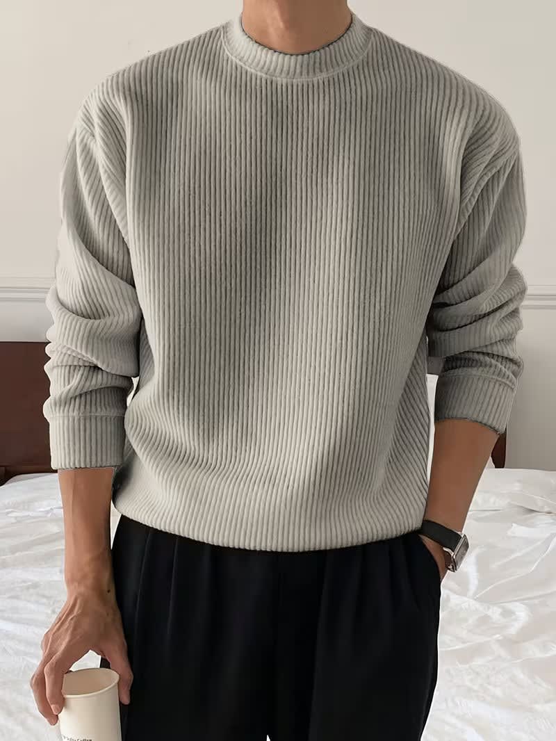 Osgood Ribbed Knit Crew Neck Sweater_2